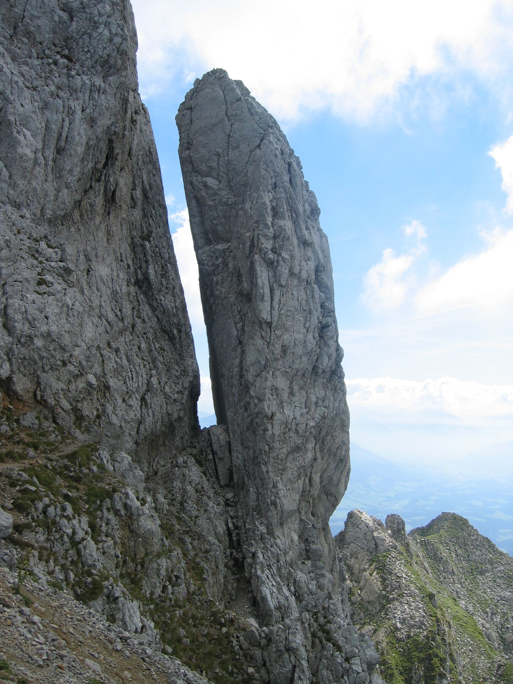 Der Durchschlupf war viel bequemer als erwartet.