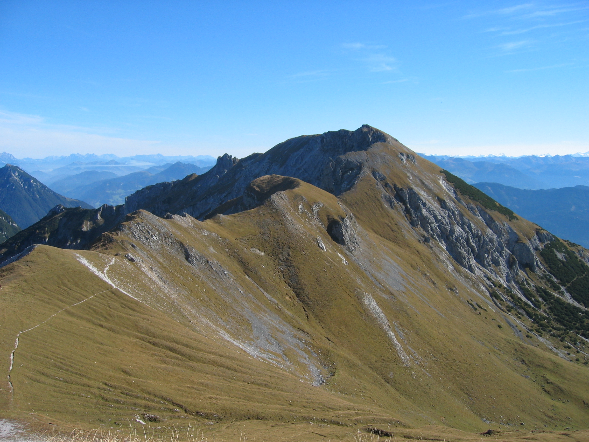 Rückblick zum Ochsenkopf