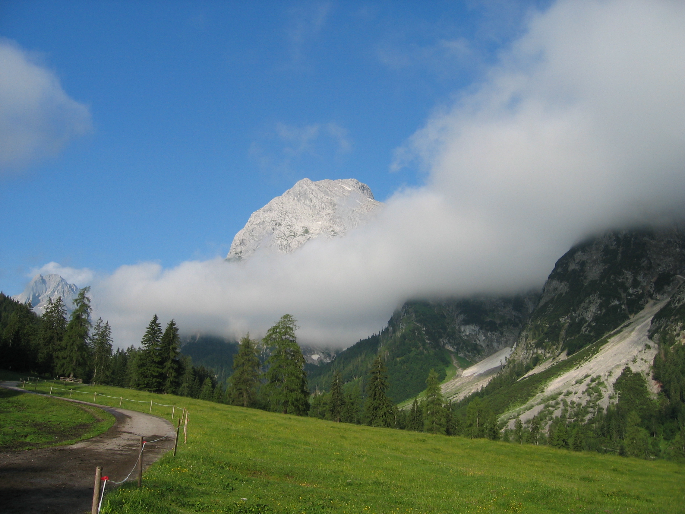 Start an der Falzthurnalm
