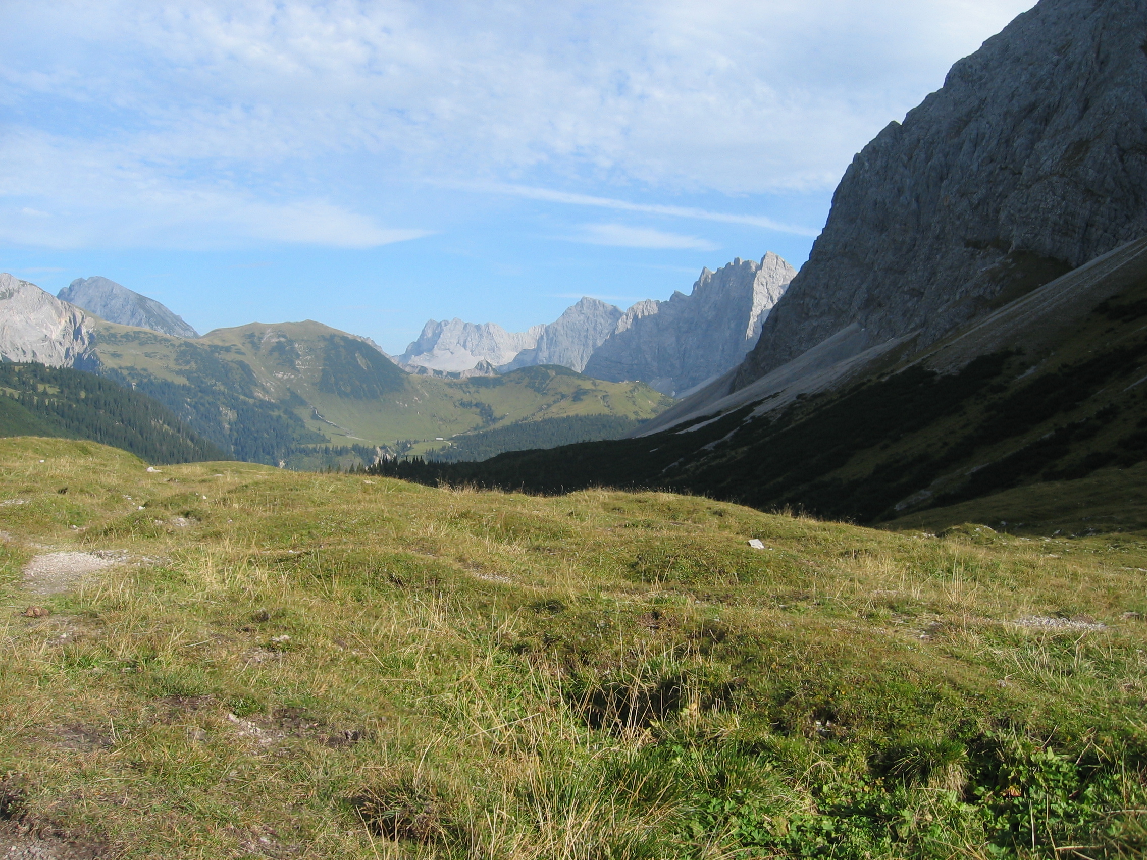 Blick vom Hochalmsattel nach Osten