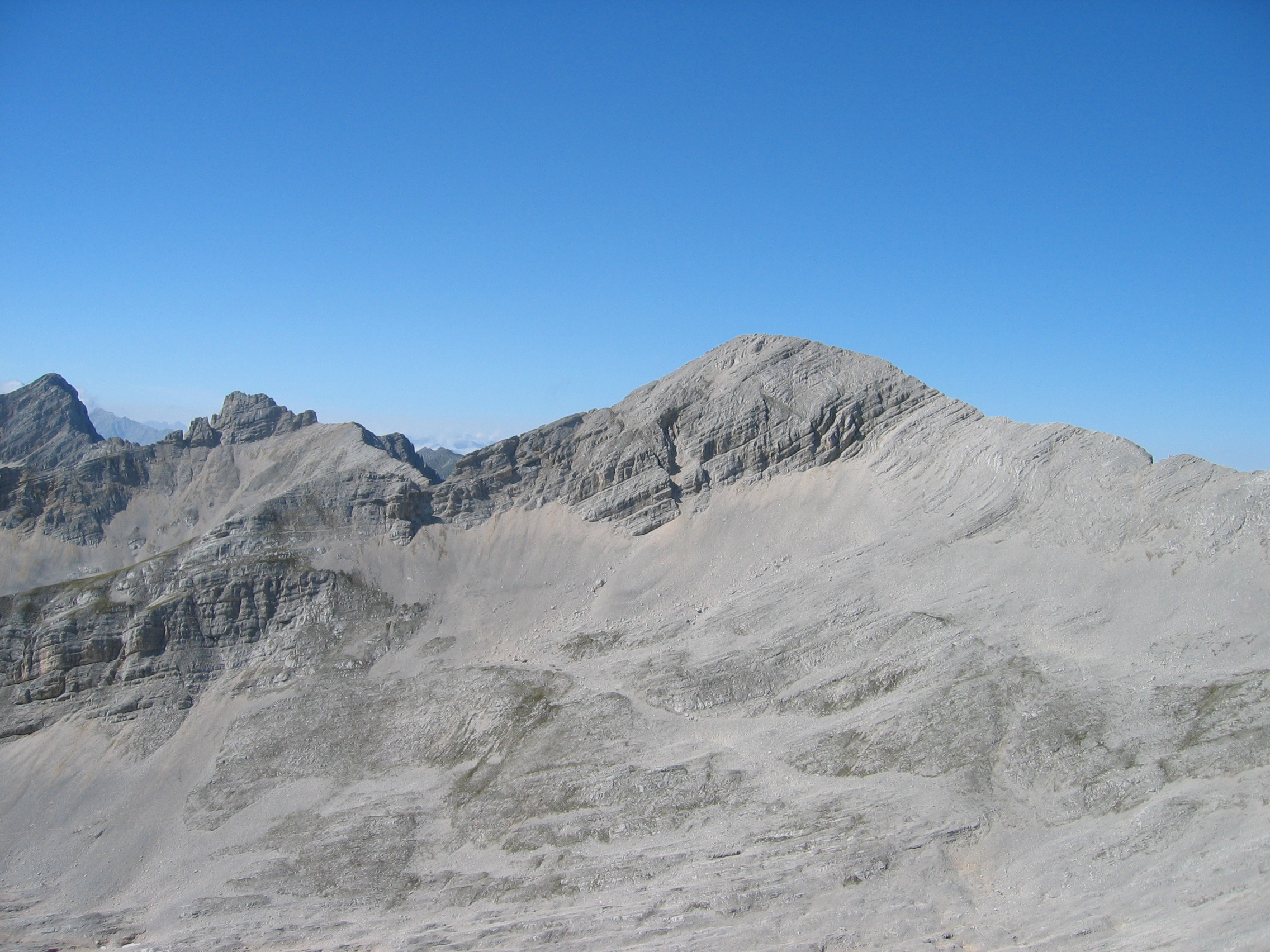 Pleisenspitze, Larchetkarspitze, Riedlkarspitze