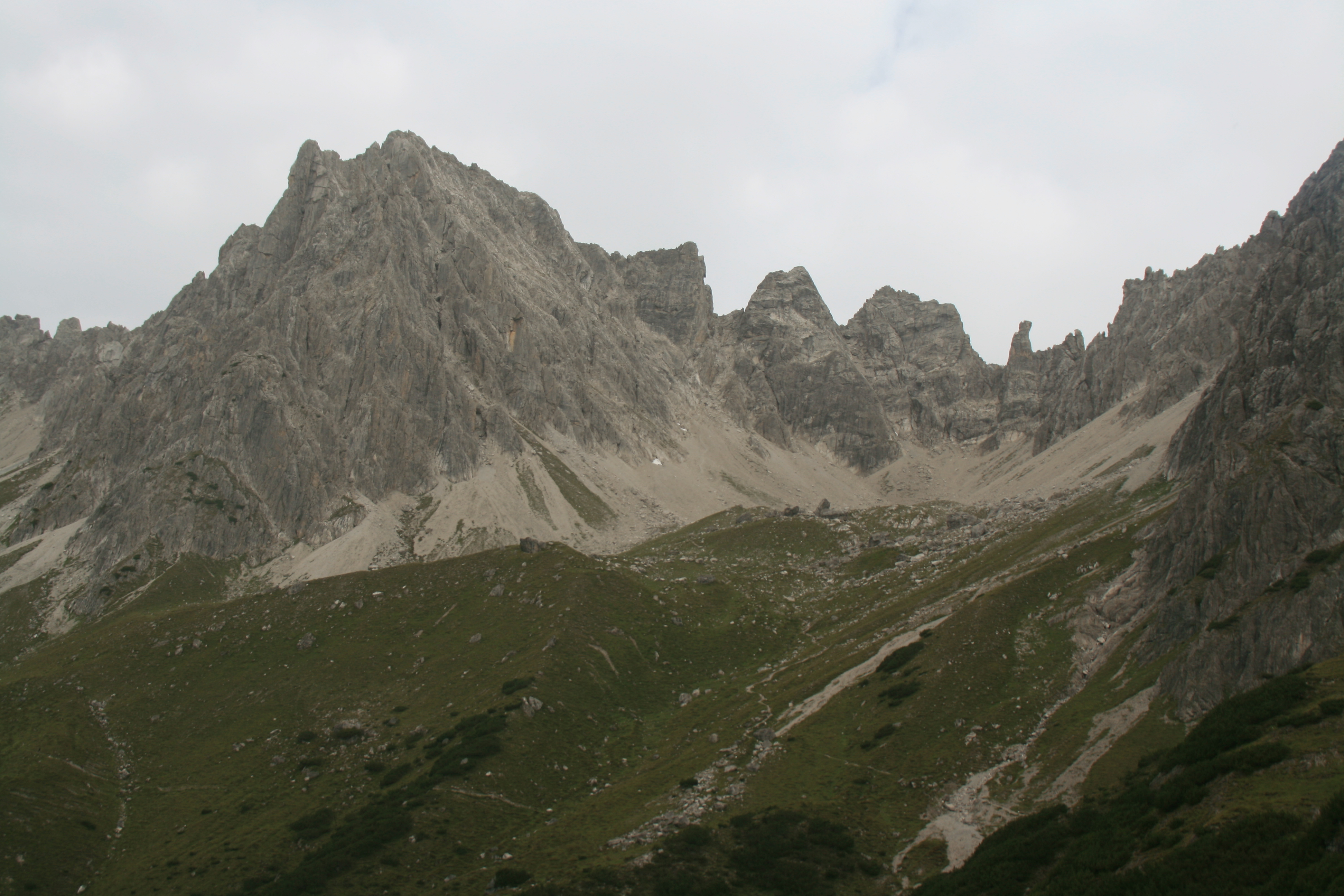 Steinkarspitze, Parzinntürme, Spiehlerturm