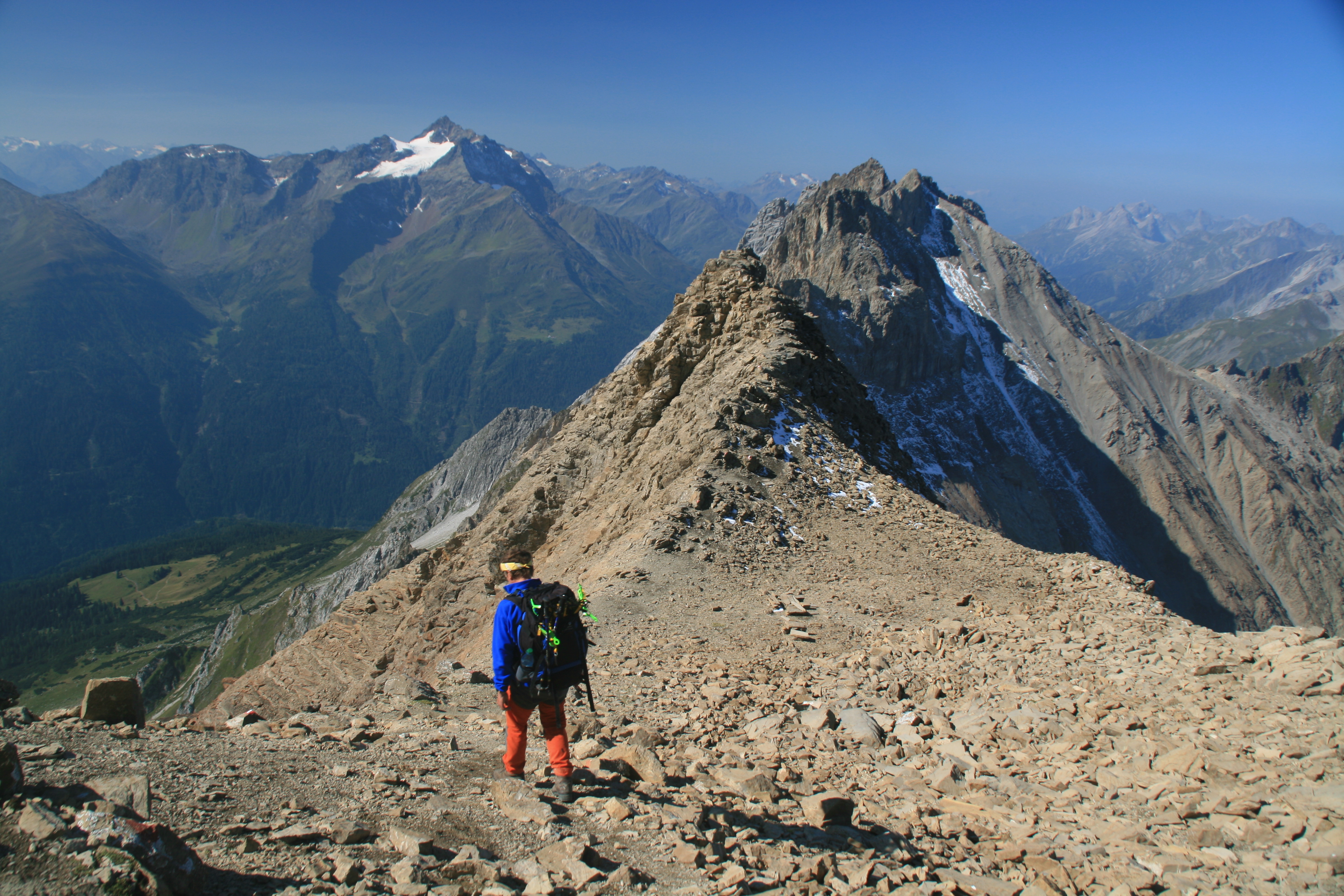 Abstieg zur Dawinscharte