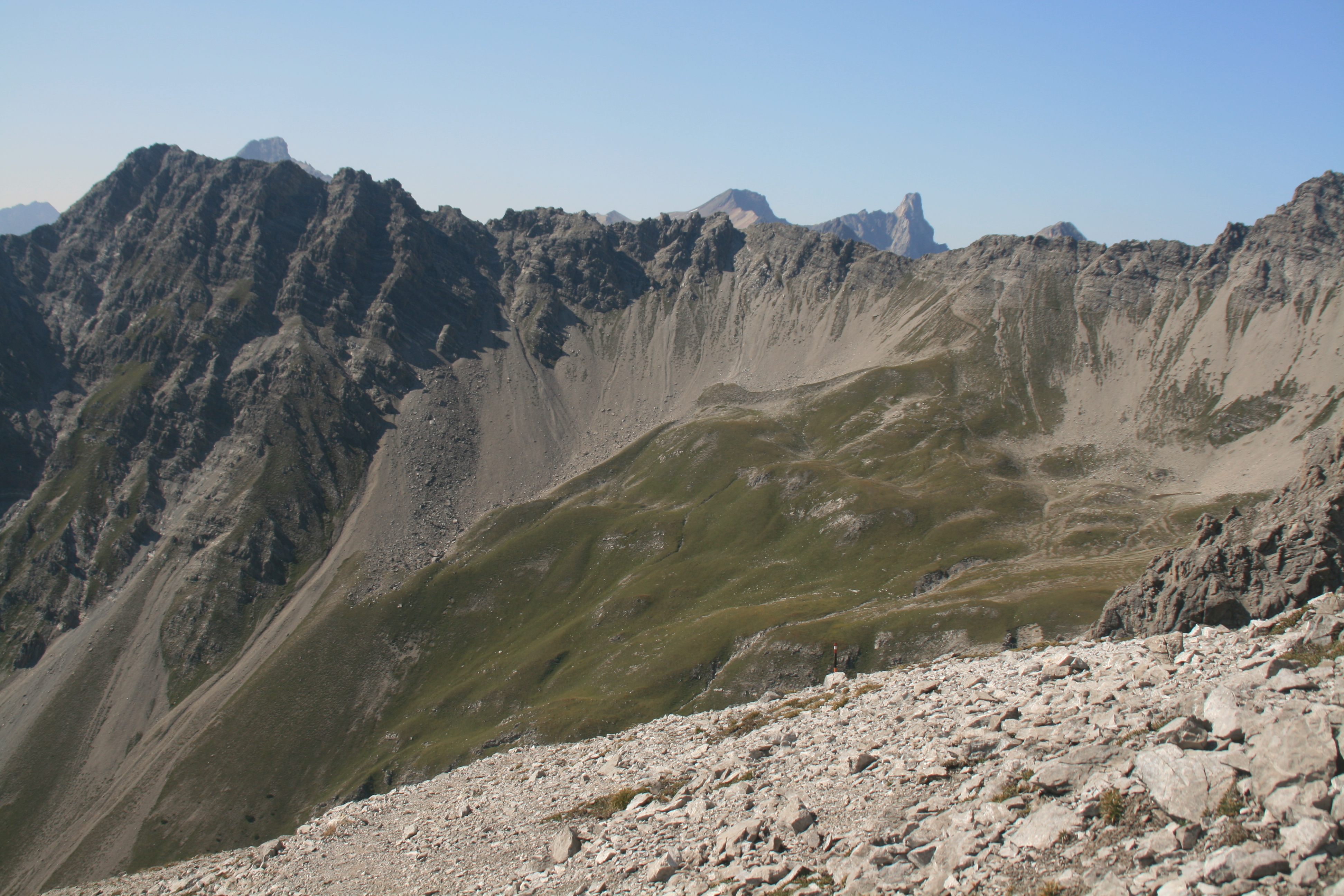 Holzgauer Wetterspitze hinter dem Winterj&ouml;chl