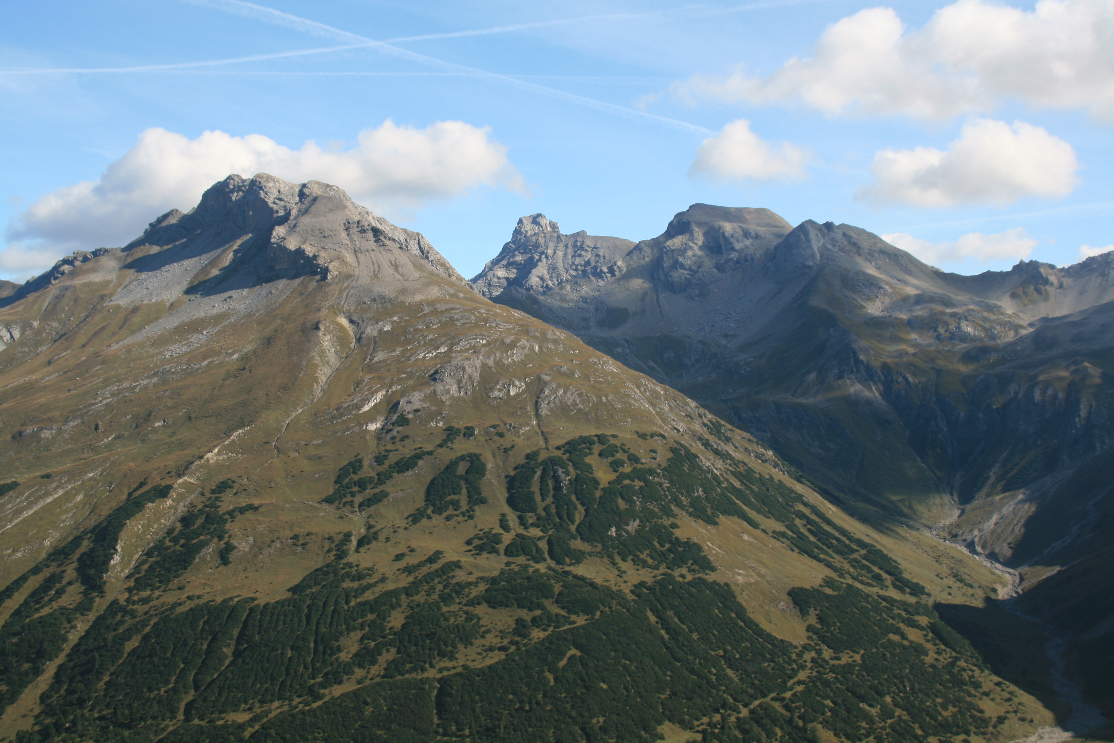 Aplespleisspitzen, Holzgauer Wetterspitze, Feuerspitze