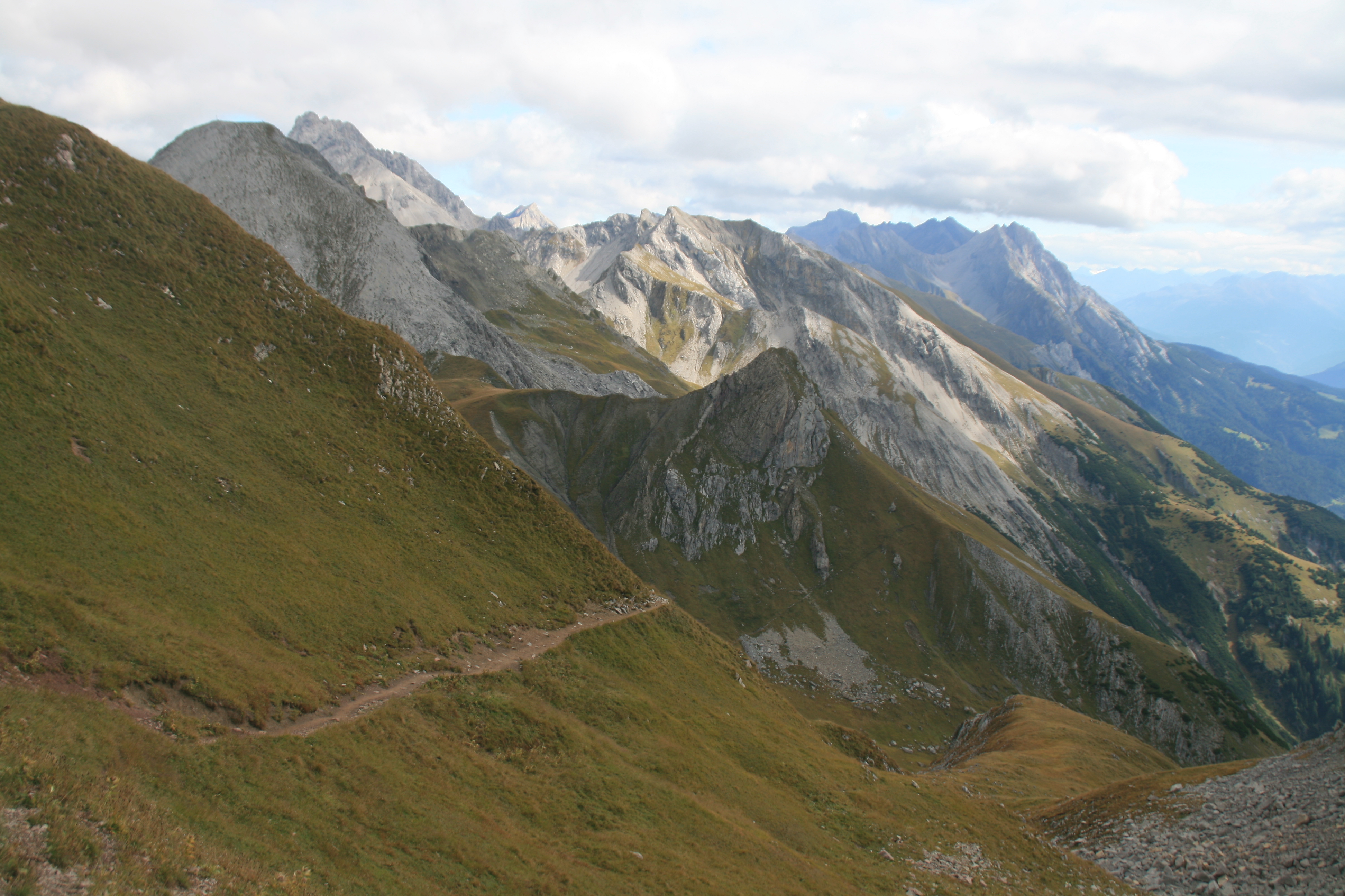 Blick in Richtung Parseierspitze
