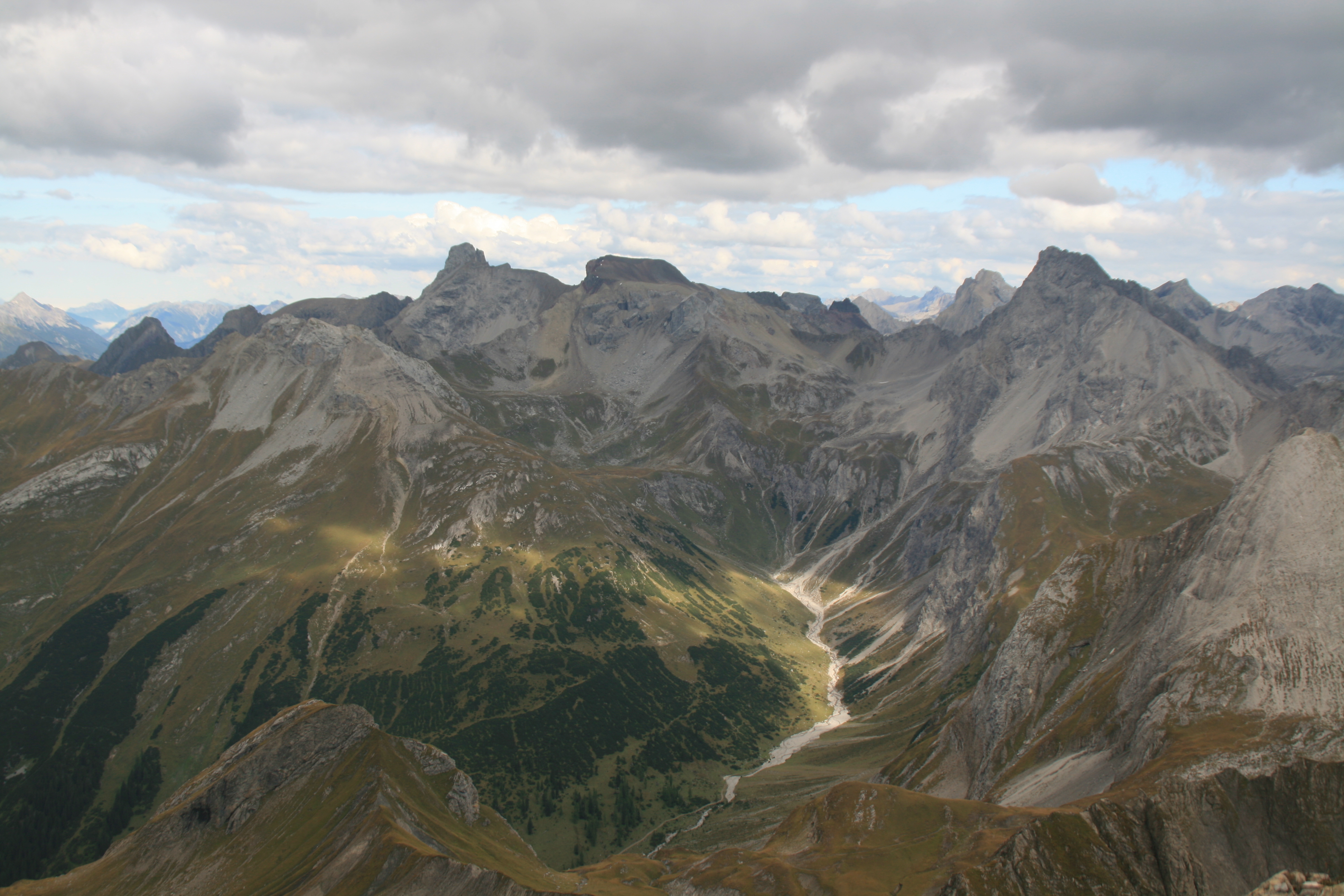 Holzgauer Wetterspitze, Feuerspitze, Vorderseespitze