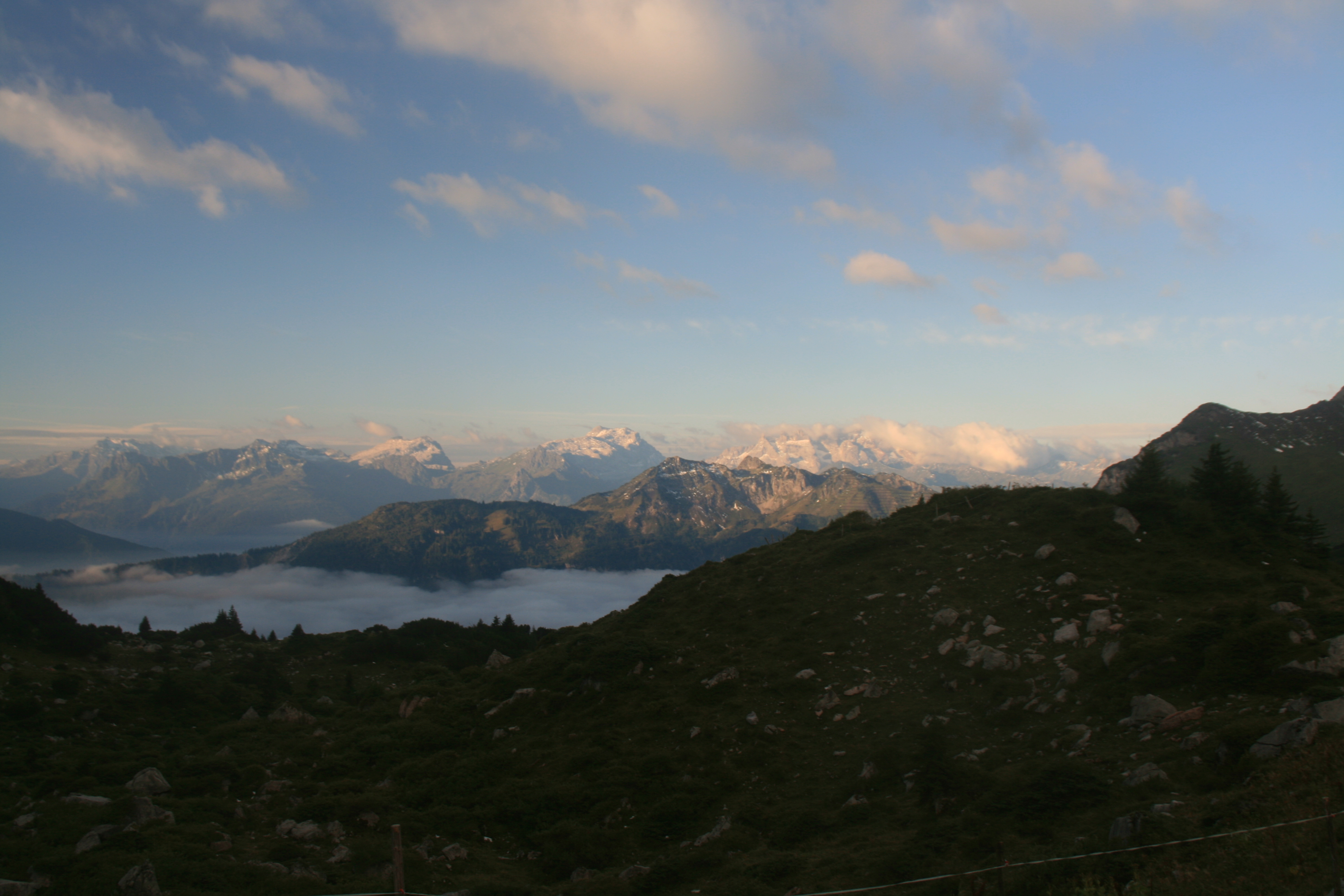 Itonskopf-Gruppe vor Rätikon