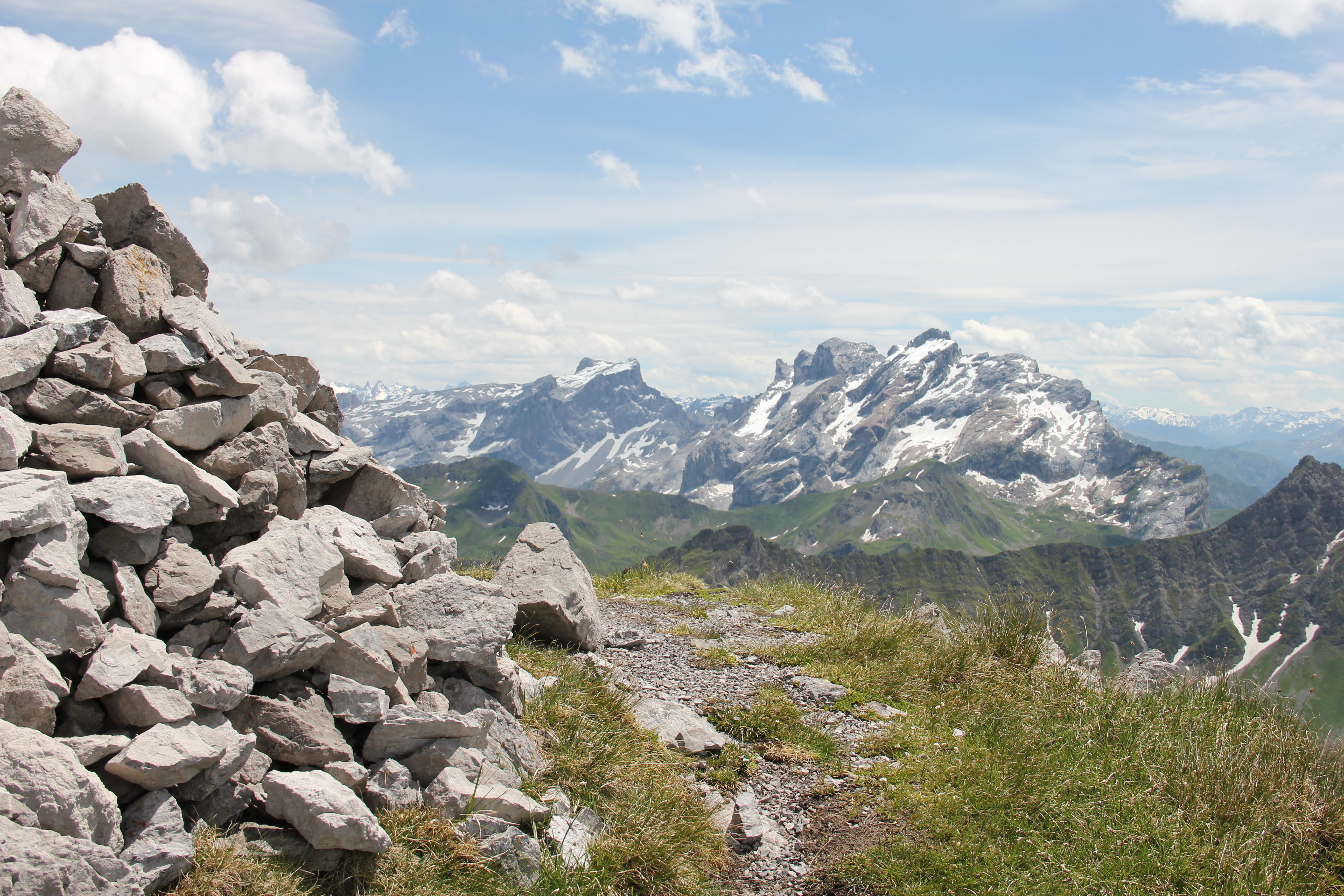 Sulzfluh, Drei T&uuml;rme und Drusenfluh