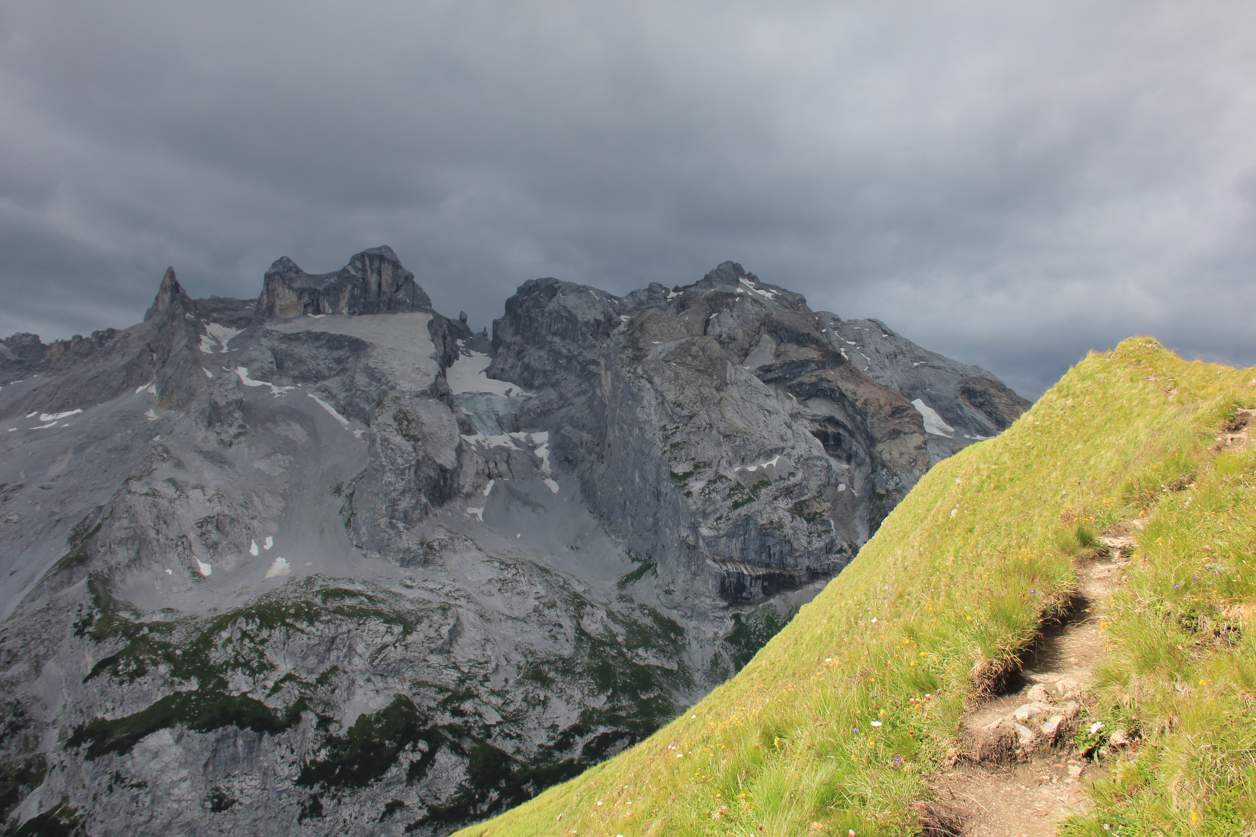 Einseitige Beleuchtung