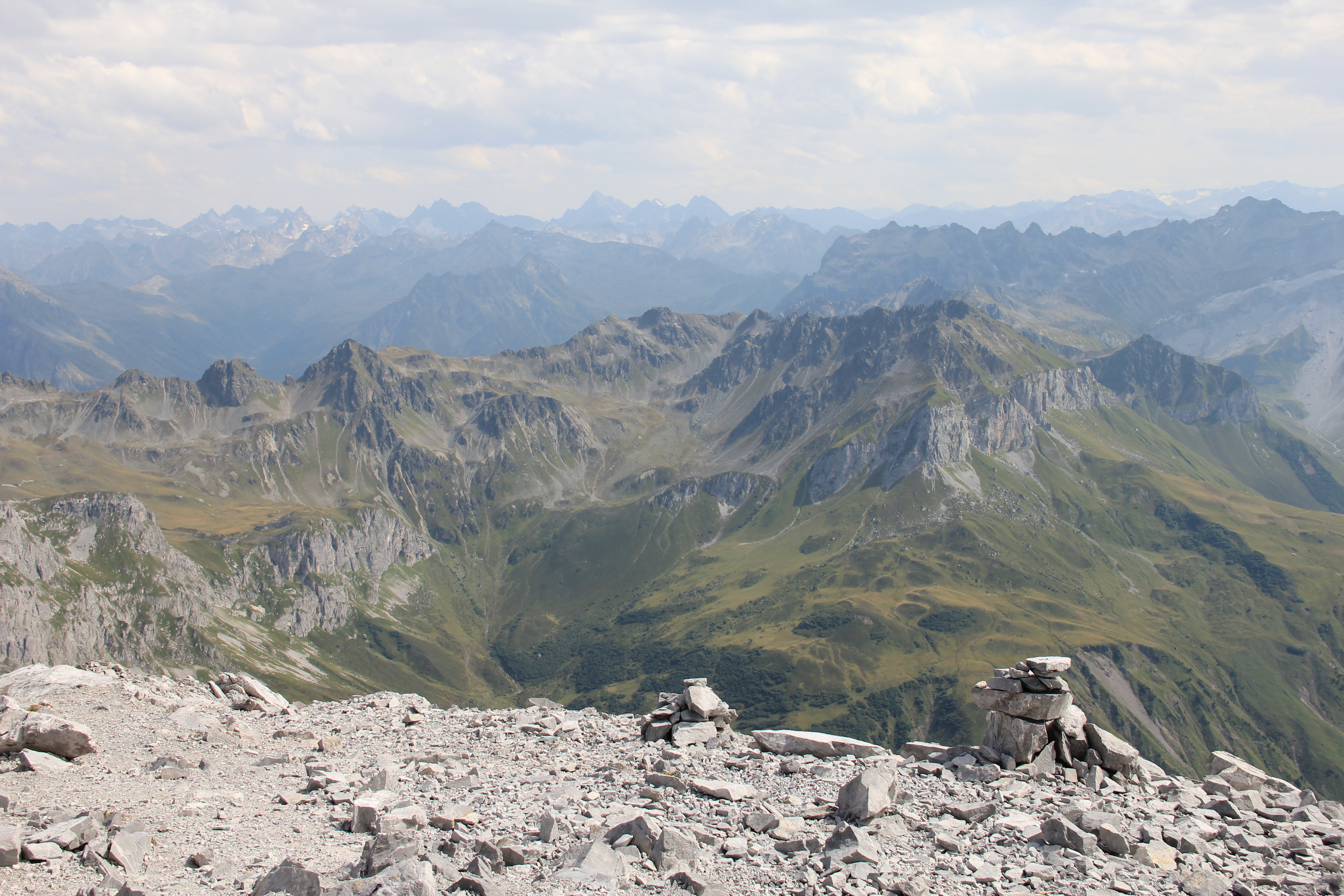 Am Gipfel der Sulzfluh
