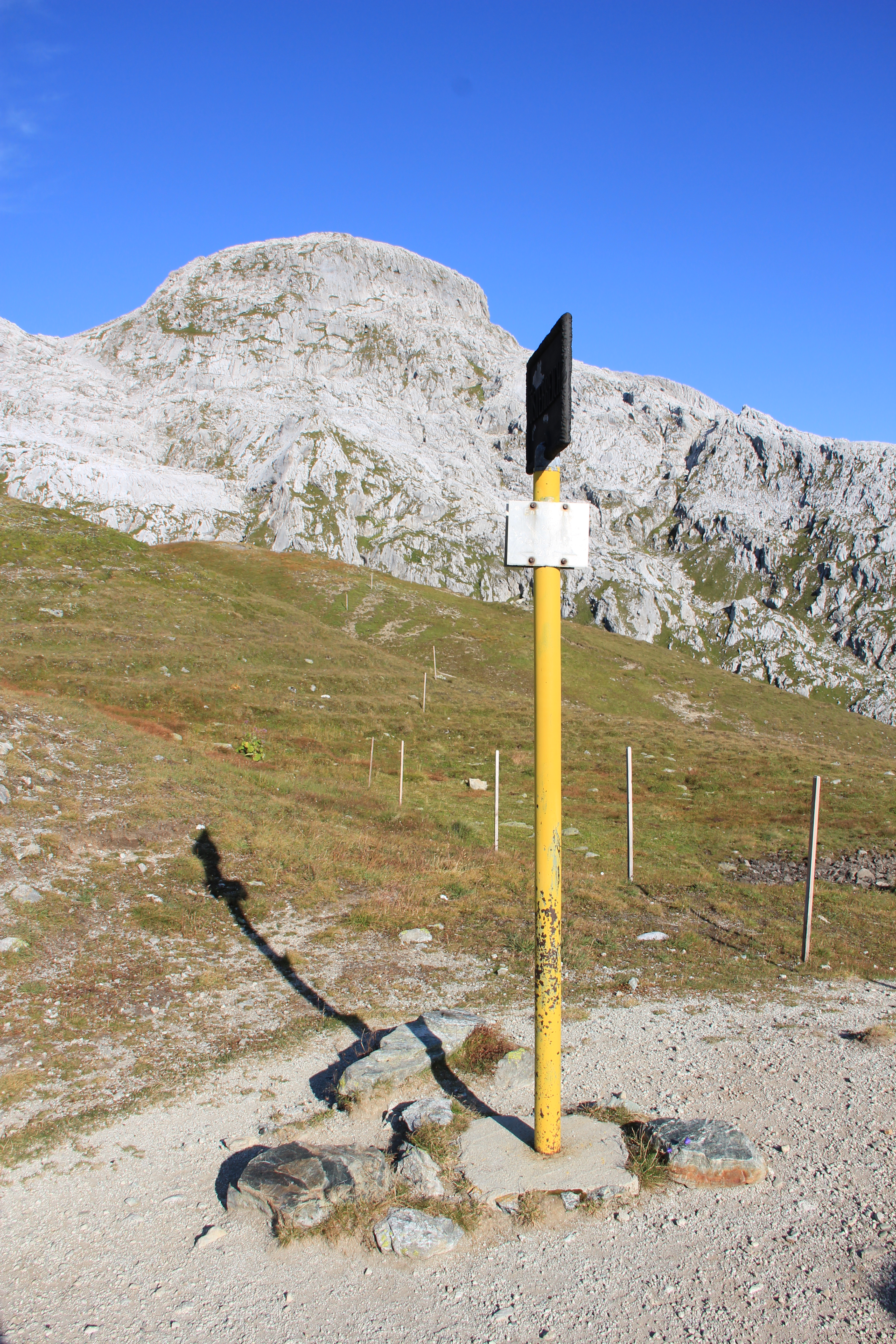 Landesgrenze am Plasseggenpass