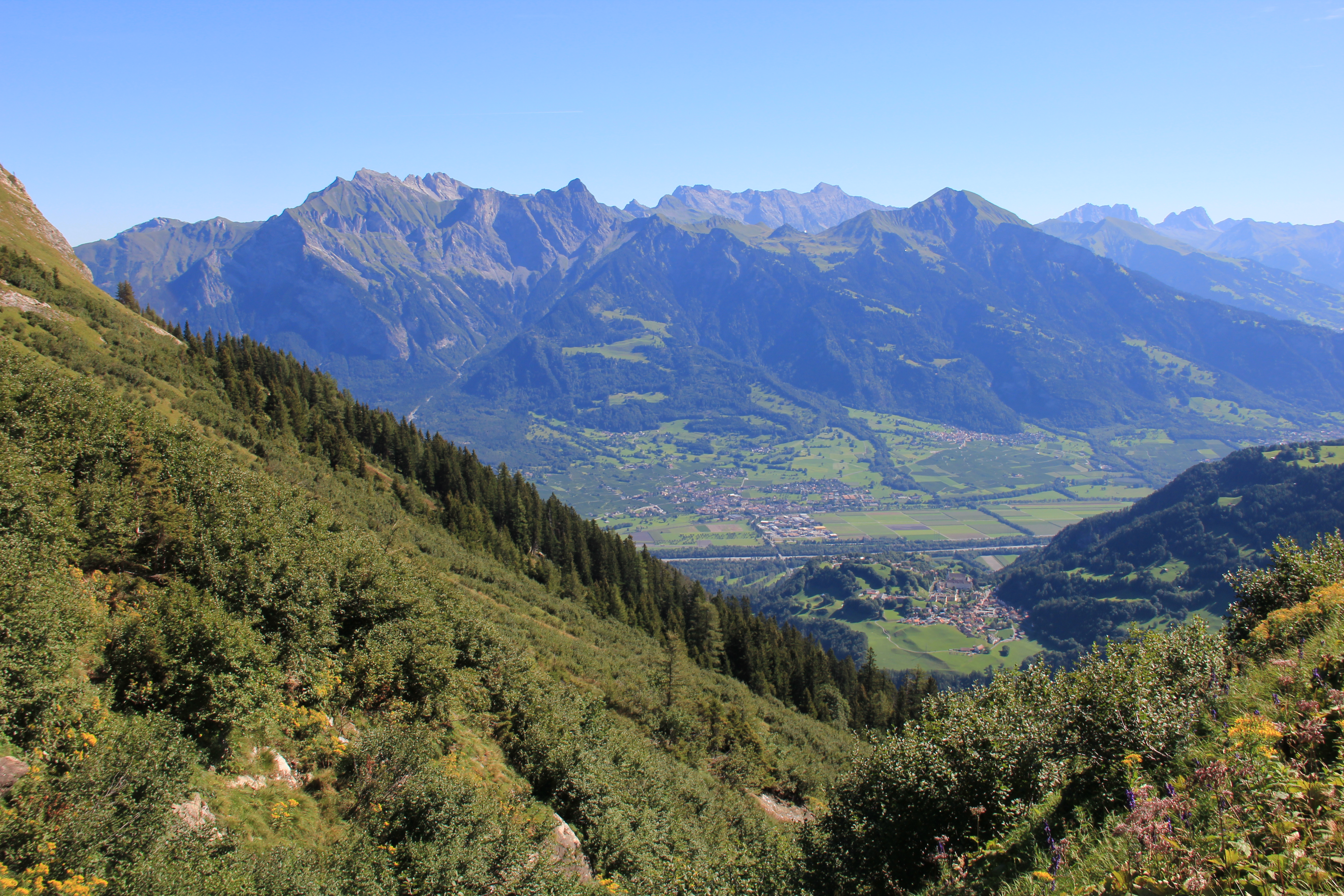 Falknis, Glegghorn, Schesaplana, Vilan, Drusenfluh, Sulzfluh