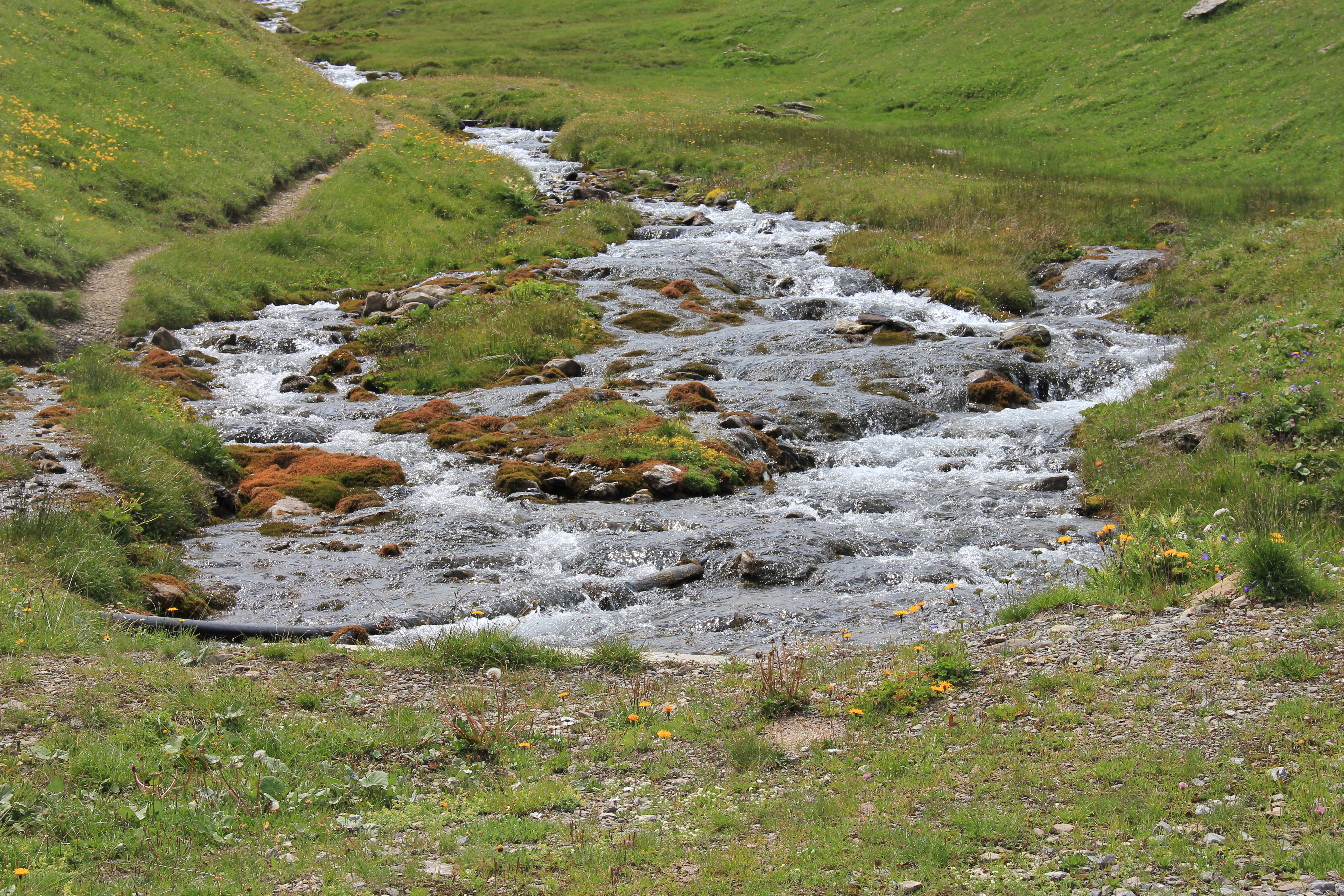 Im Aufstieg zum Sanetsch-Pass