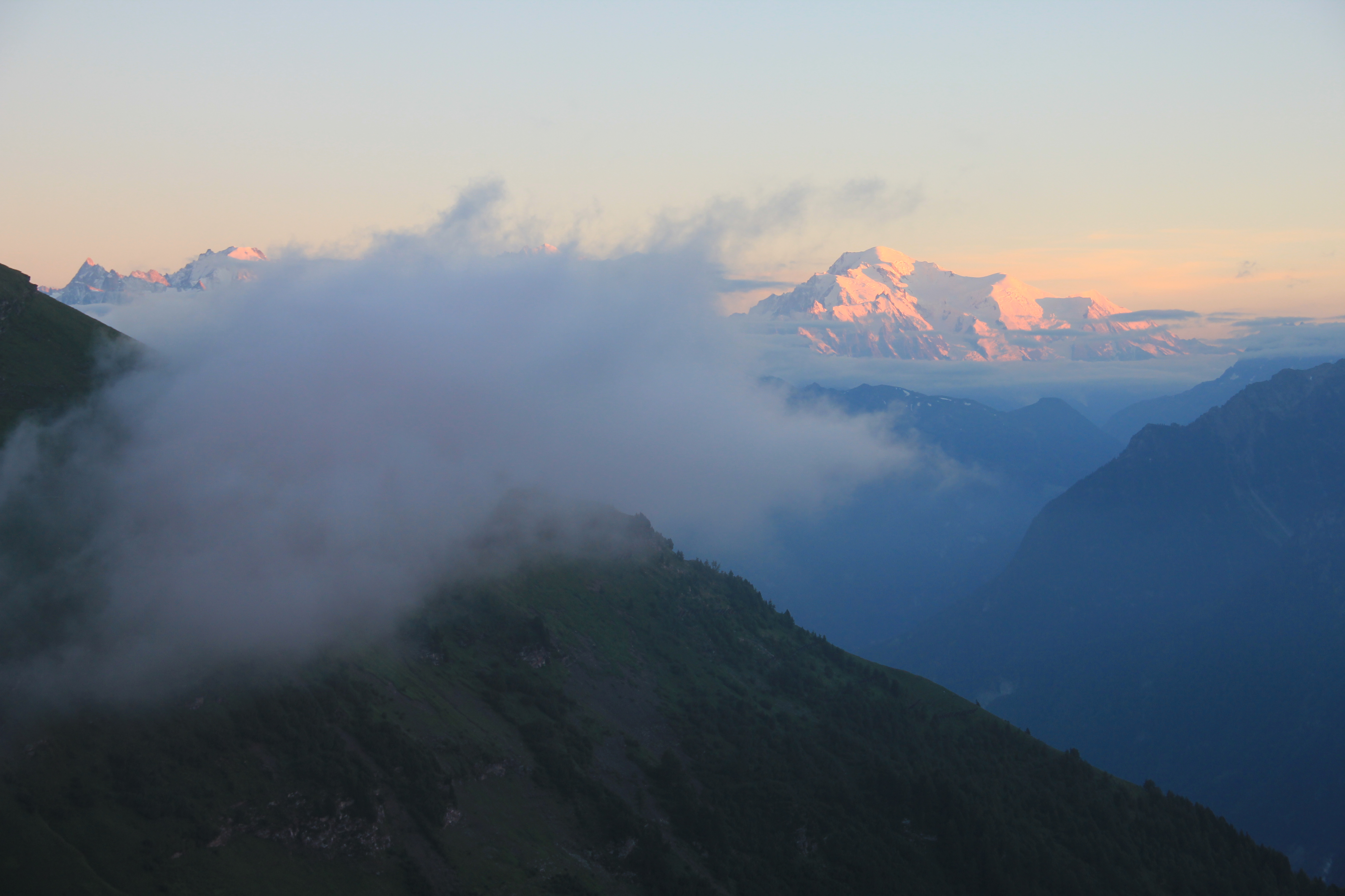 Der Mont Blanc l&auml;sst sich sehen.