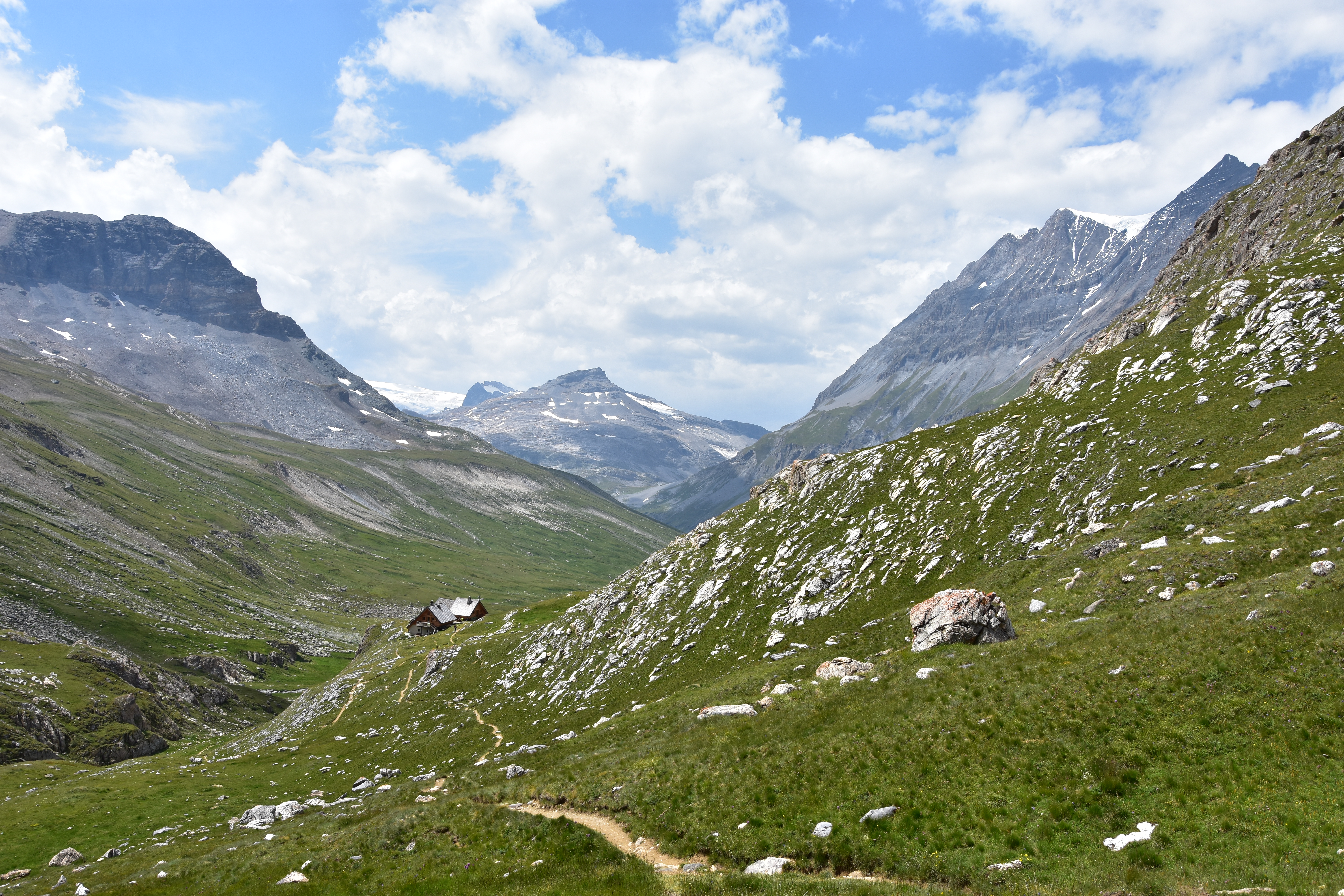 Kurz vor dem Refuge de la Leisse