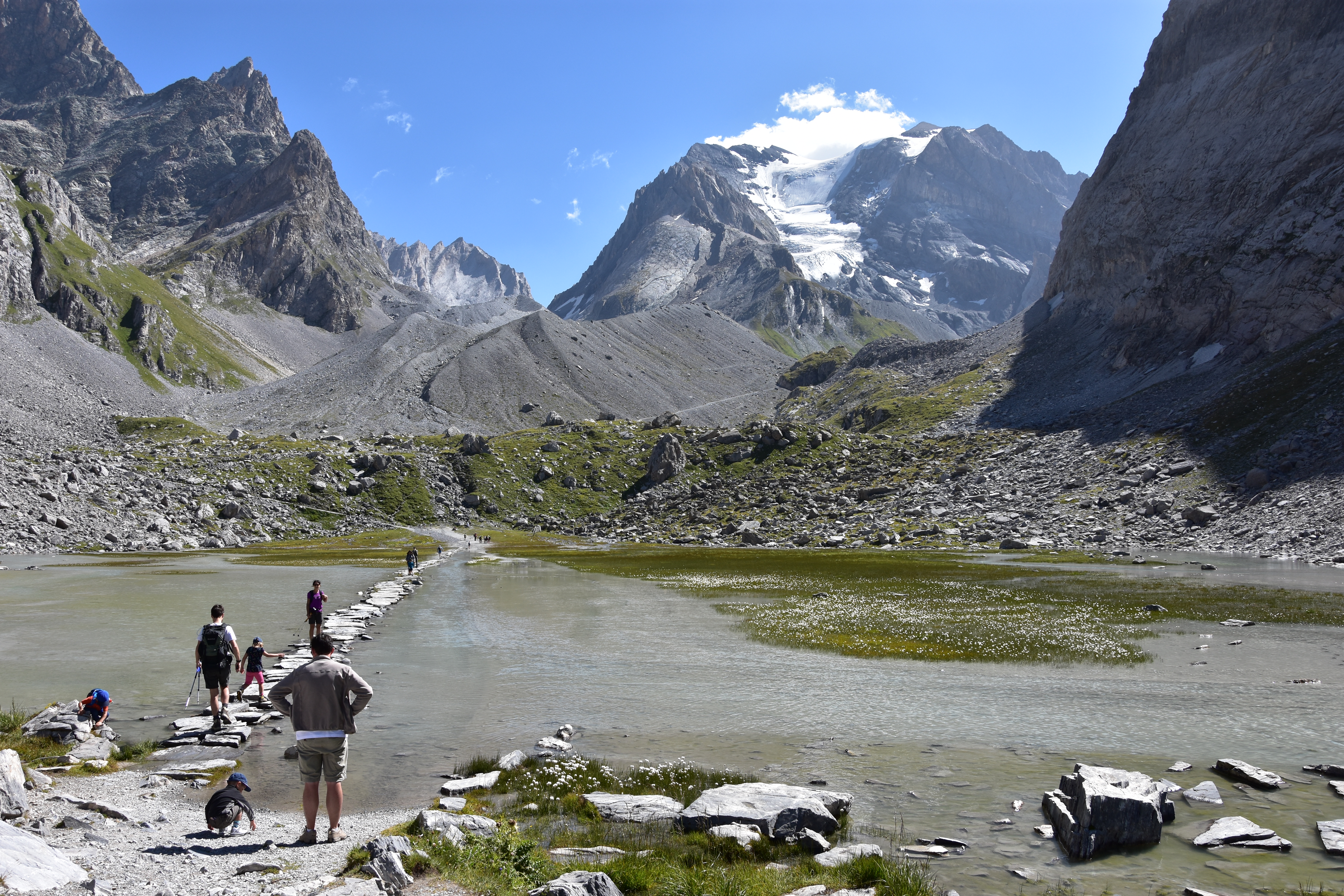 Lac des Vaches, R&uuml;ckblick zur Grande Casse