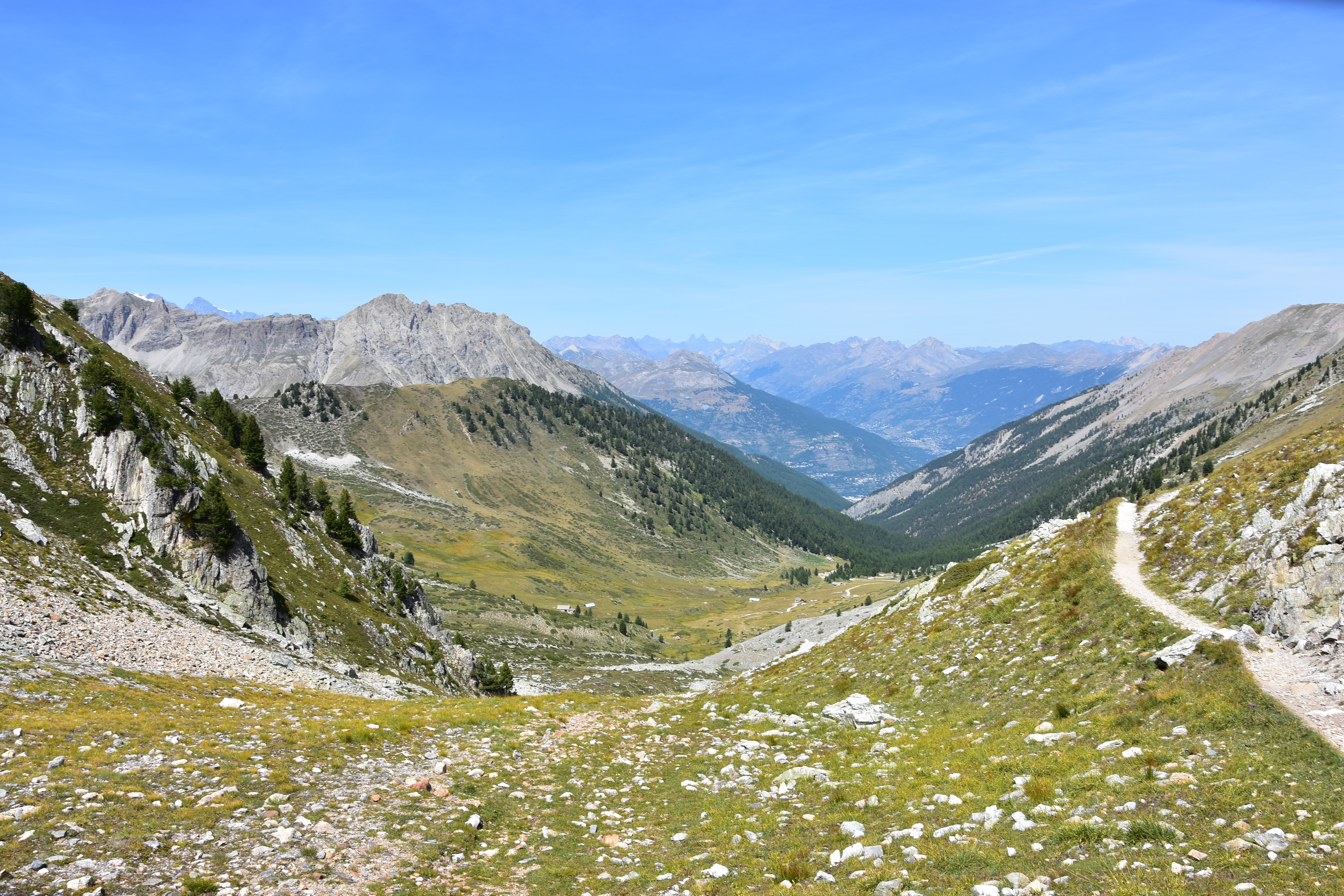 Auf dem Weg zum Col des Ayes