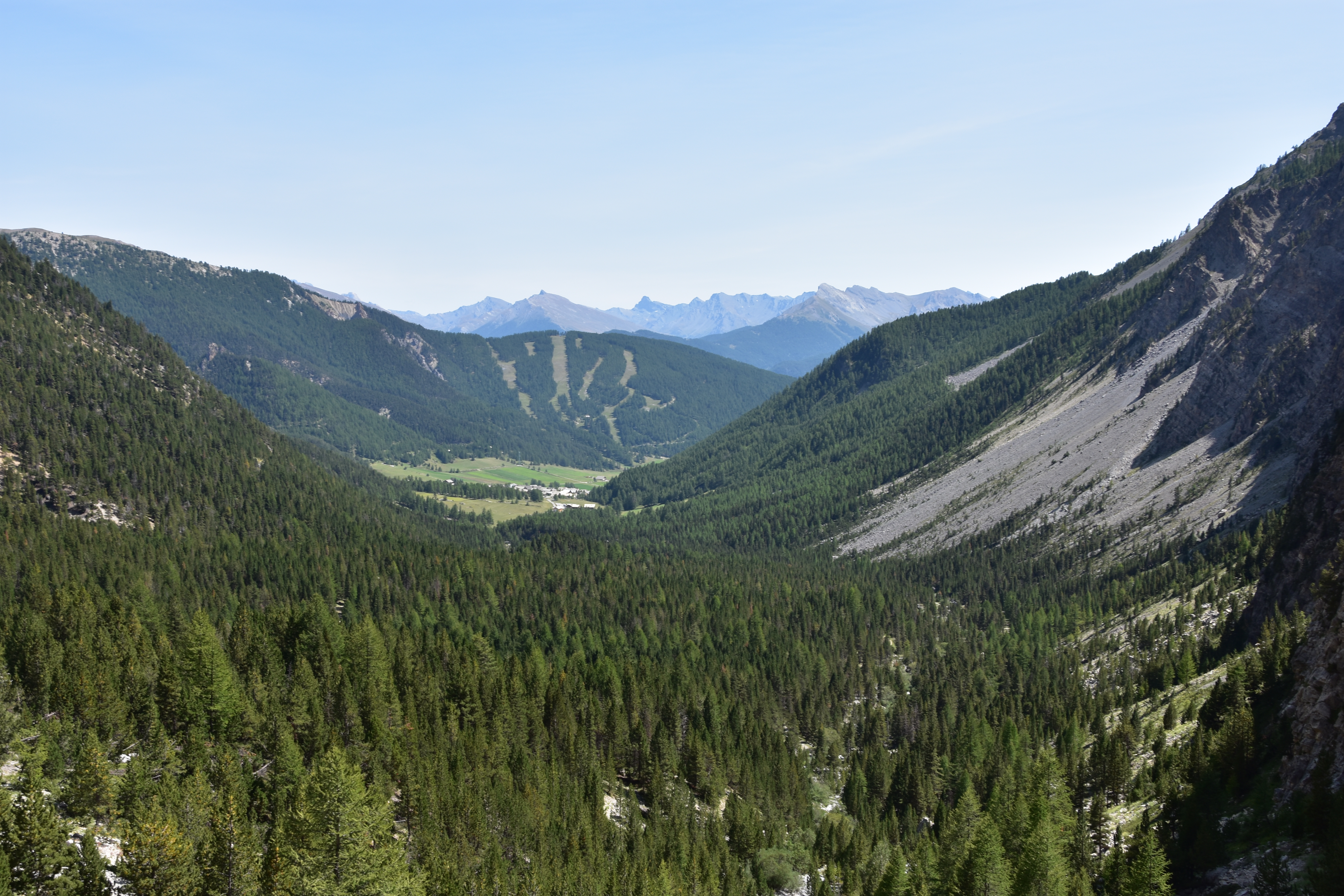 Blick in Richtung Brunissard