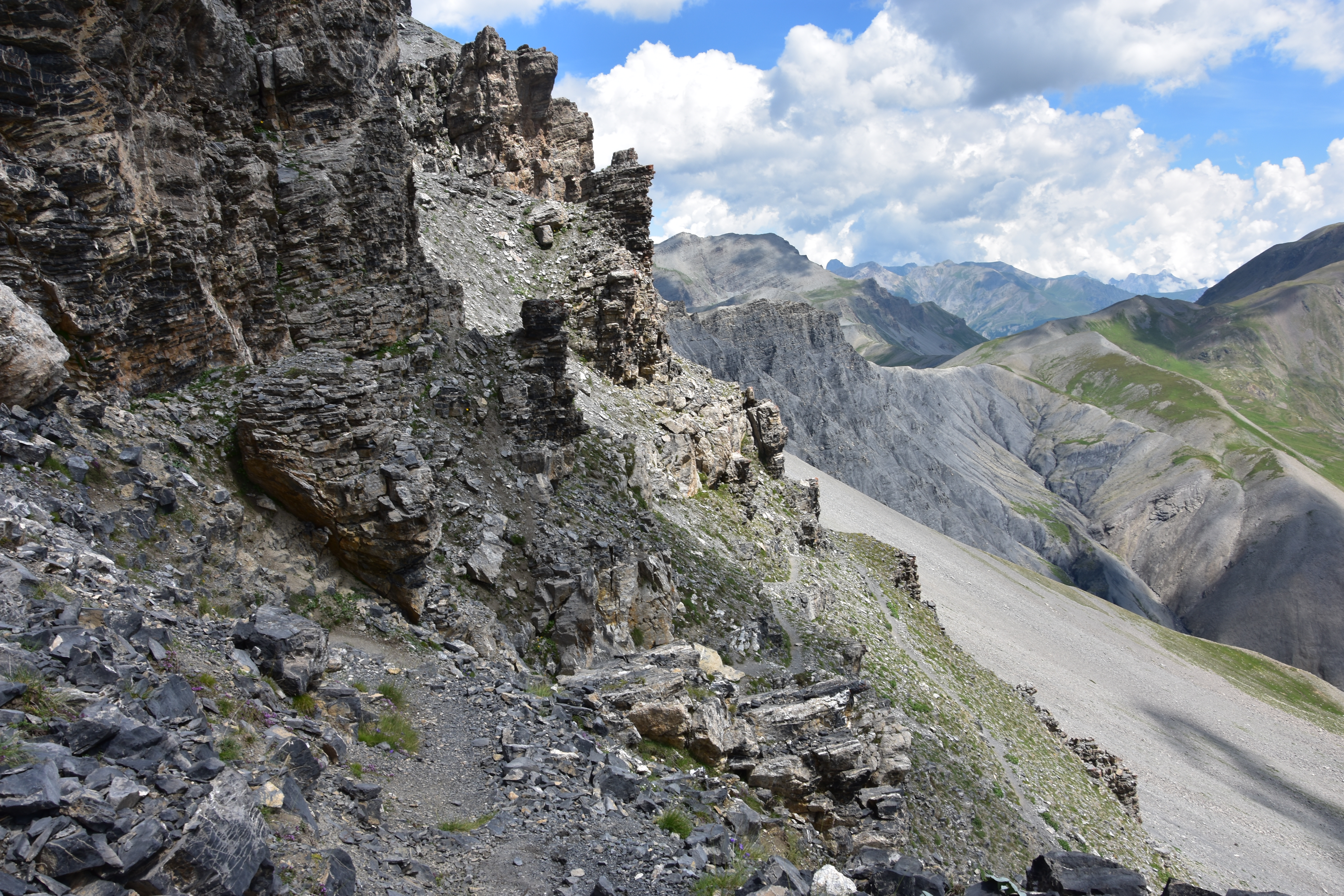 Abstieg vom Pas de la Cavale