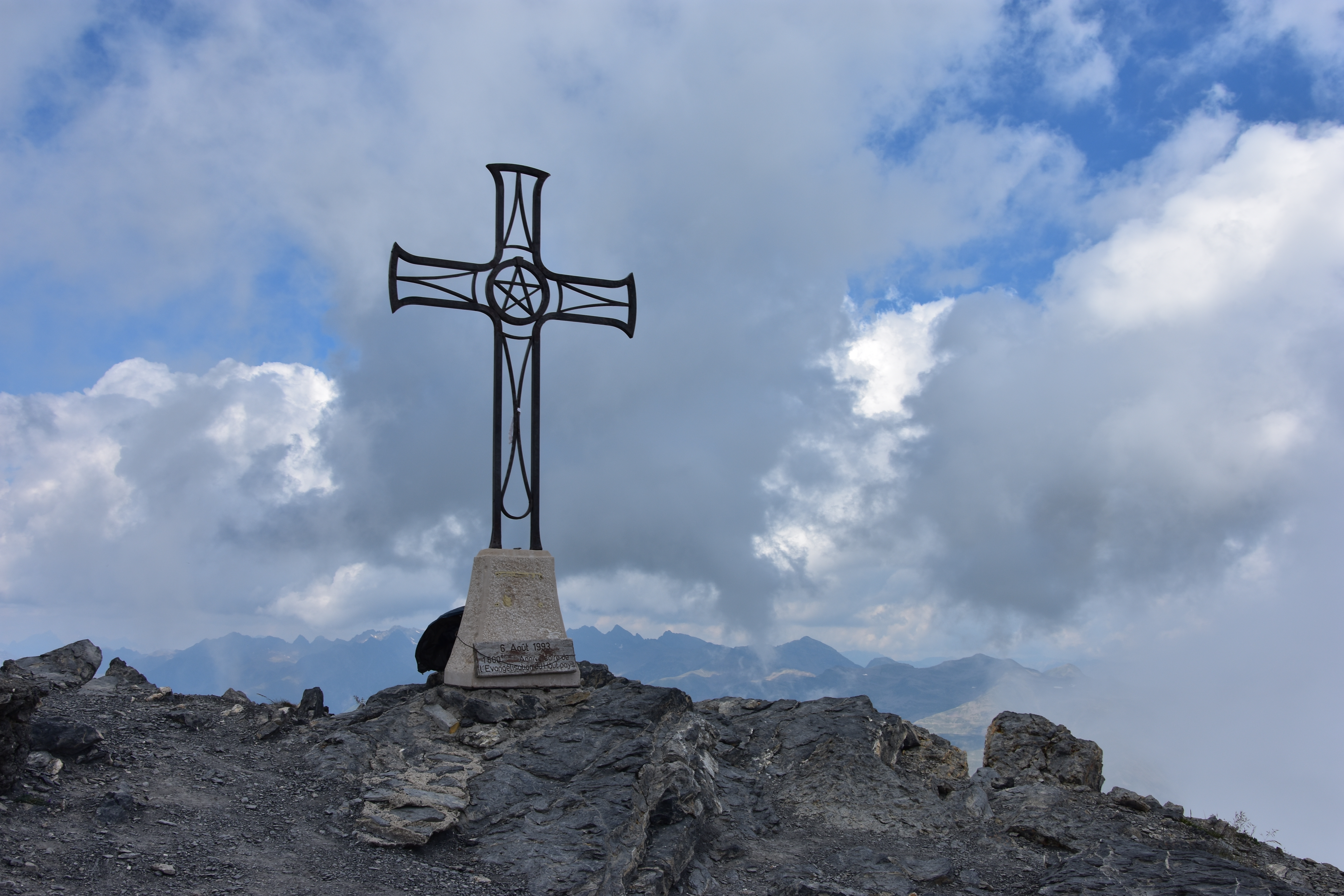 Gipfelkreuz Mont Mounier